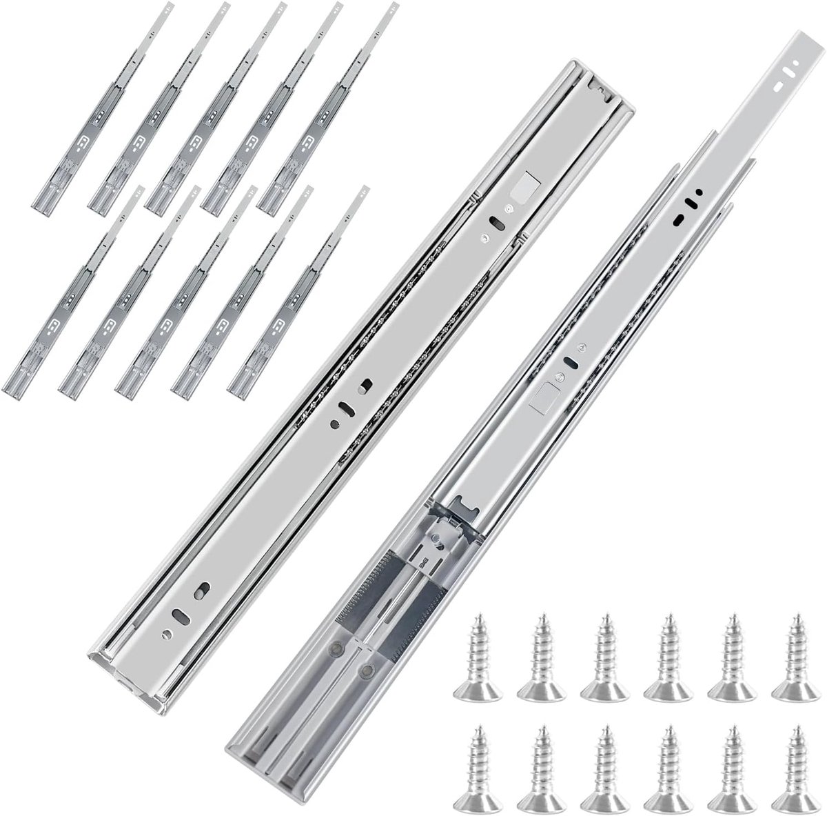 Ladegeleiders 40,6 cm - Soft Close - Heavy Duty - Geluidsarm sluiten - ShopVlot