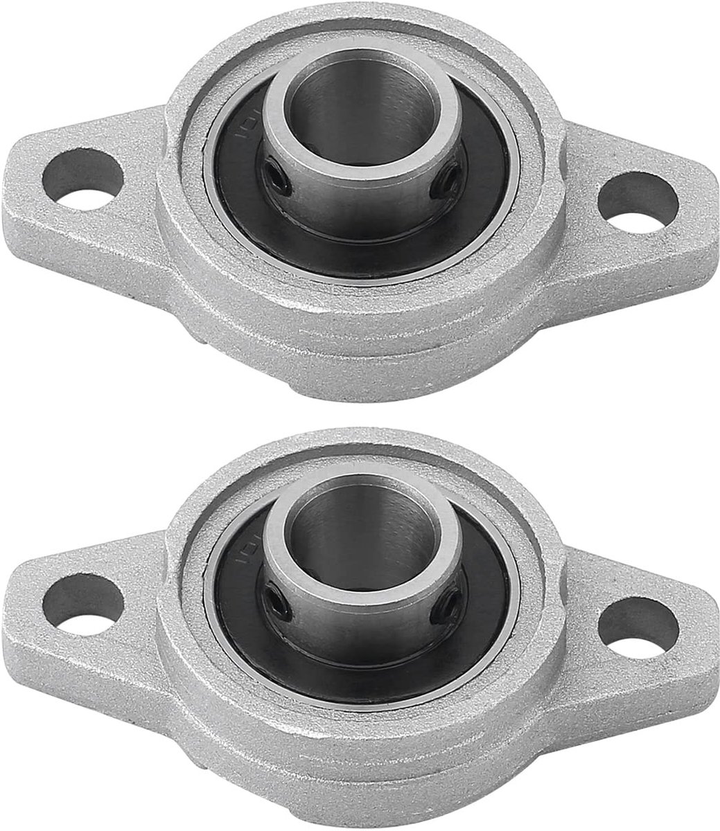 Flens kussenbloklager 12mm - zinklegering/roestvrij staal - zelfalignerend - soepel en stil - ShopVlot