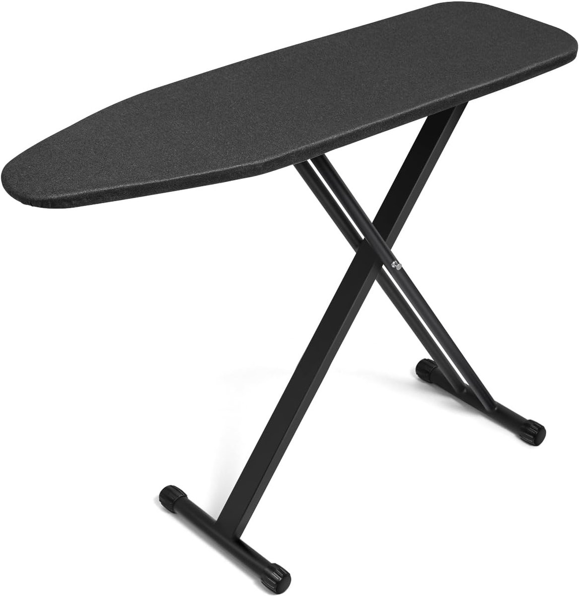 Strijkplank met verstelbare hoogte - zwart - hittebestendige hoes - comfortabel strijken - ShopVlot