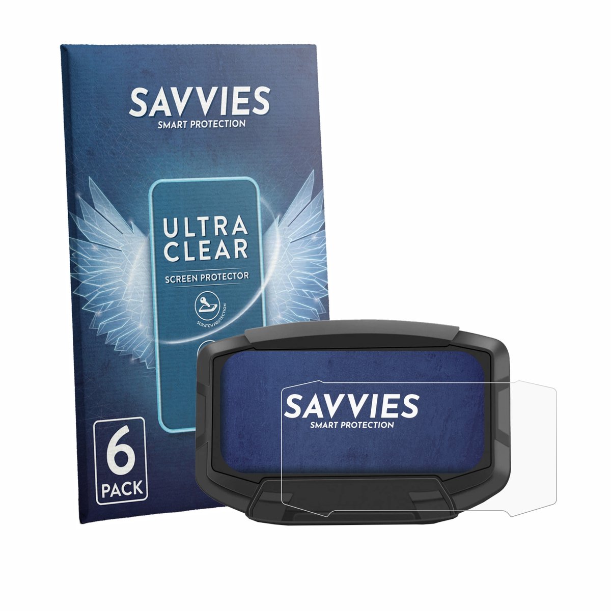 Savvies - Screenprotector voor Ausom L1 - Folie Beschermfolie transparant 6 Stuks