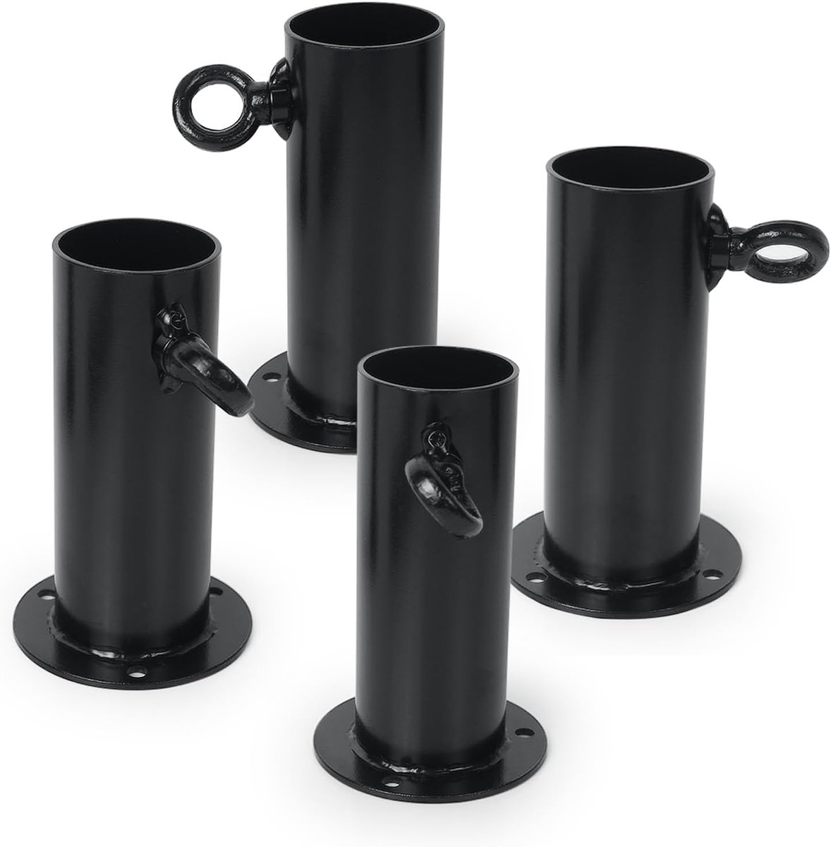 Carport connectoren 1 3/8" - Fitting set - Voor stevige constructie - Inclusief voetpads - ShopVlot