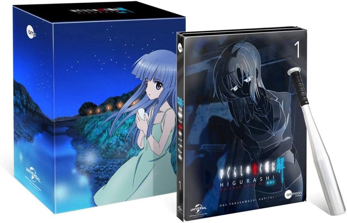 Higurashi Kai Vol.1 - Steelcase editie - met verzamelbox en metalen honkbalknuppel - uniek voor fanatieke verzamelaars - ShopVlot