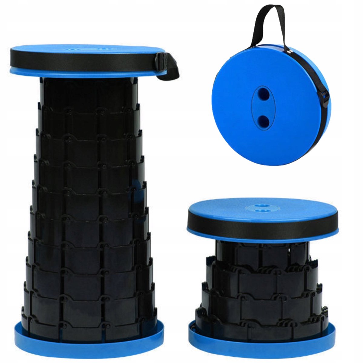 Opvouwbaar Kampeerstoel Blauw - Lichtgewicht & Draagbaar