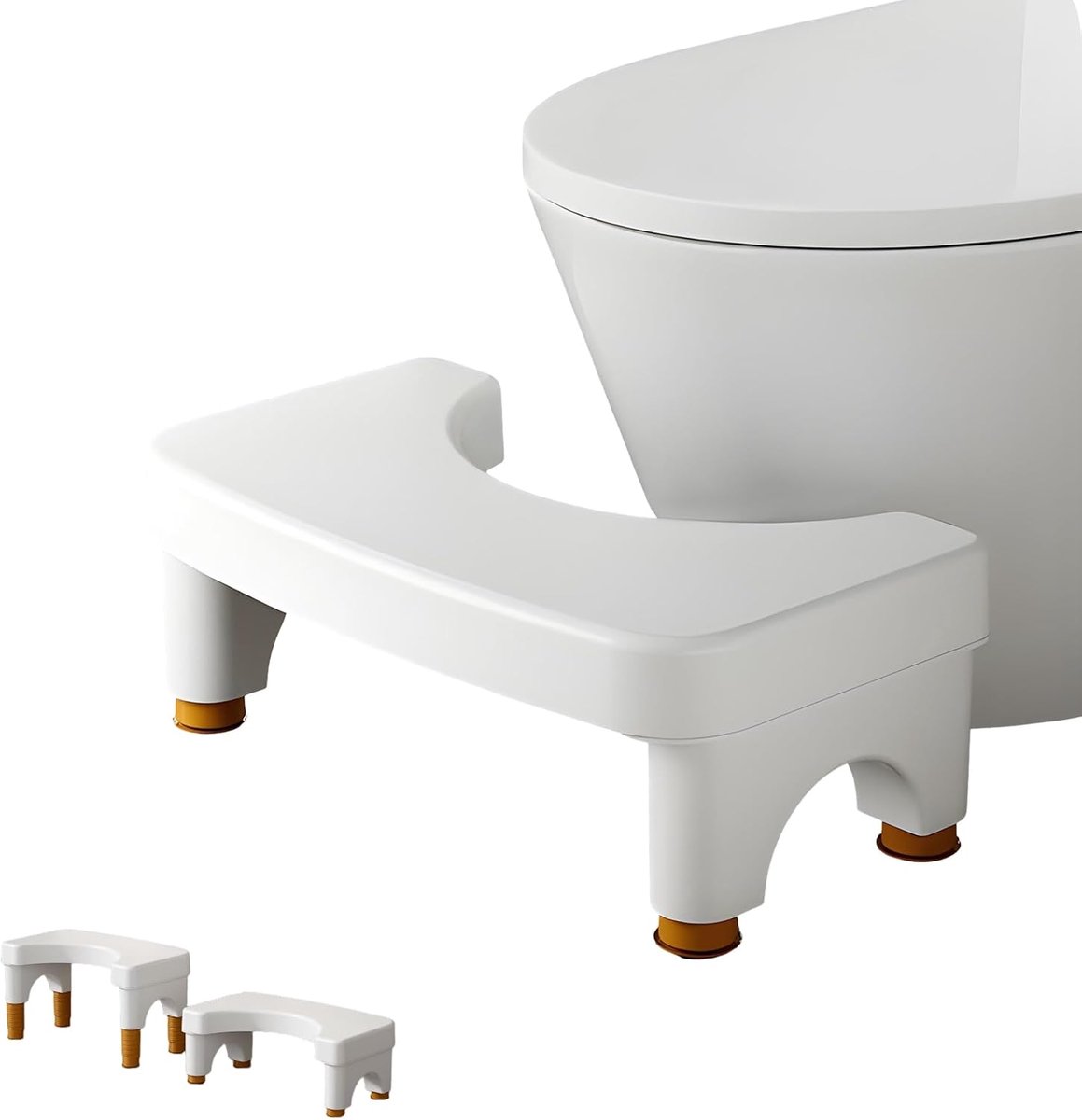 Toiletkruk hoogte verstelbaar - 4 stappen 15-21 cm - stevig PP materiaal - comfortabel voor volwassenen en kinderen - ShopVlot