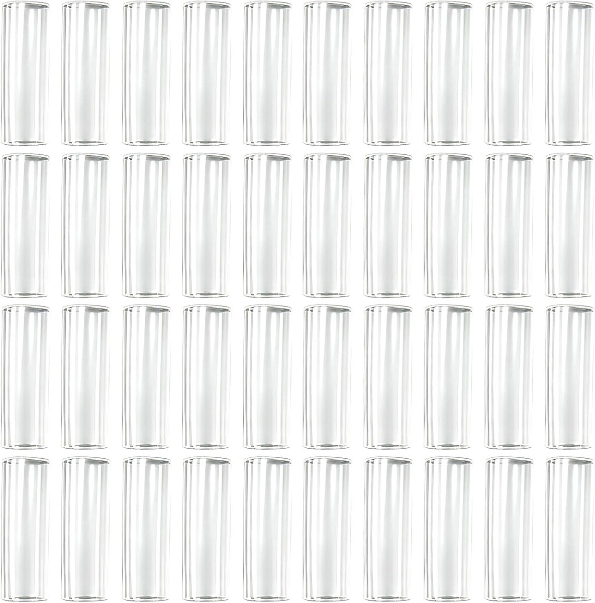 Veters reparatie 40 stuks - transparante krimpkousen - versterking voor veterpunten - ideaal voor schoenen en kleding - ShopVlot
