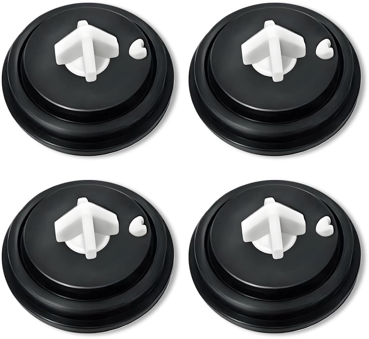 Toilet membraan set 4 stuks - rubber afdichting - vervangingsonderdelen - voorkomt waterlekkage - ShopVlot