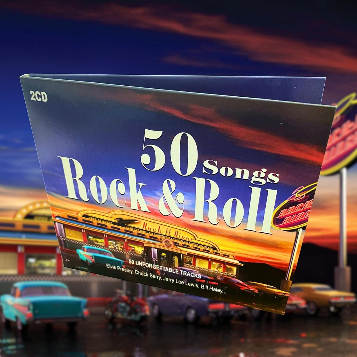 50 songs rock and roll - de beste rock en roll nummers - verzamelalbum - voor elke muziekliefhebber - ShopVlot