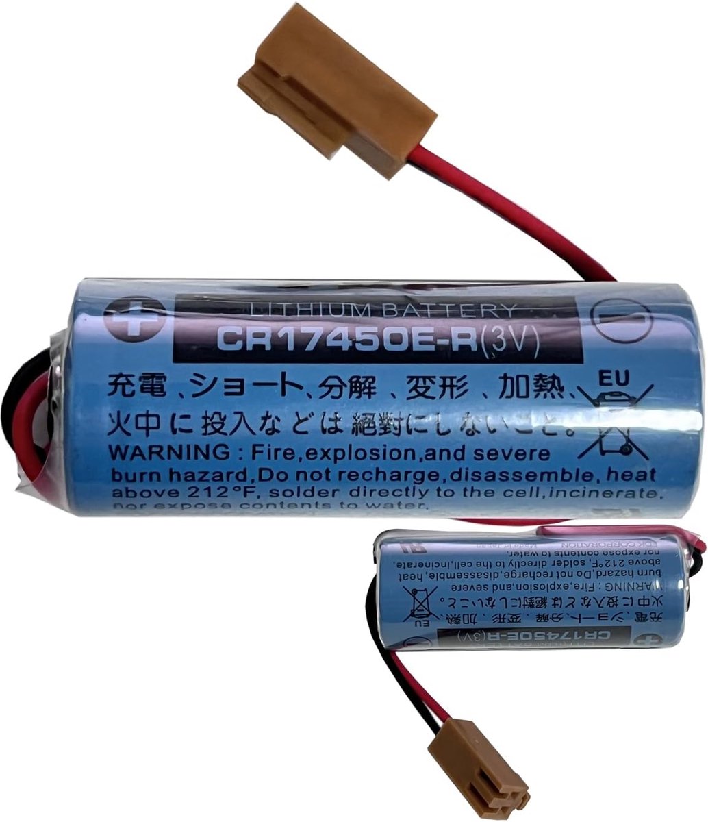 Vervangende batterij CR17450E-R (3V) - Hoogwaardige A+ cellen - Geschikt voor Fanuc CNC - Betrouwbare energiebron - ShopVlot
