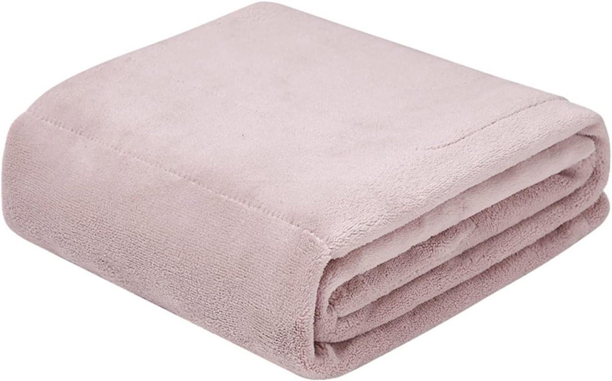Elektrische Deken - Verwarmde Plaid - Warm Blijven - Snelle Verwarming - 80x140 cm - Roze