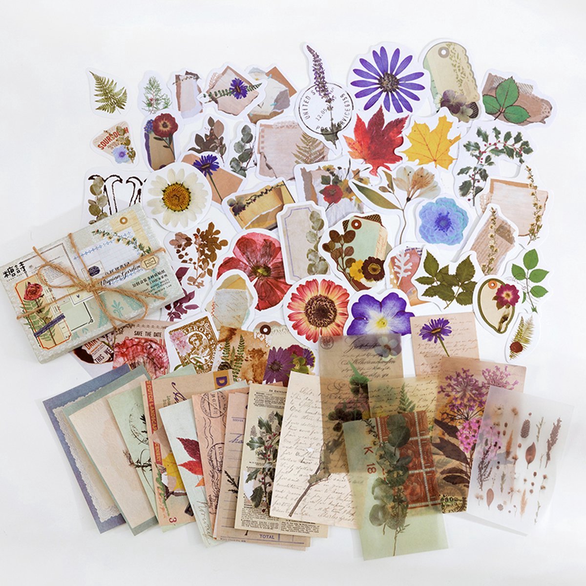 Casalora Stickerboek / Scrapbook Set - DIY Journal met Stickers en Accessoires - Geschikt voor Scrapbooking, Journaling en Creatieve Cadeaus