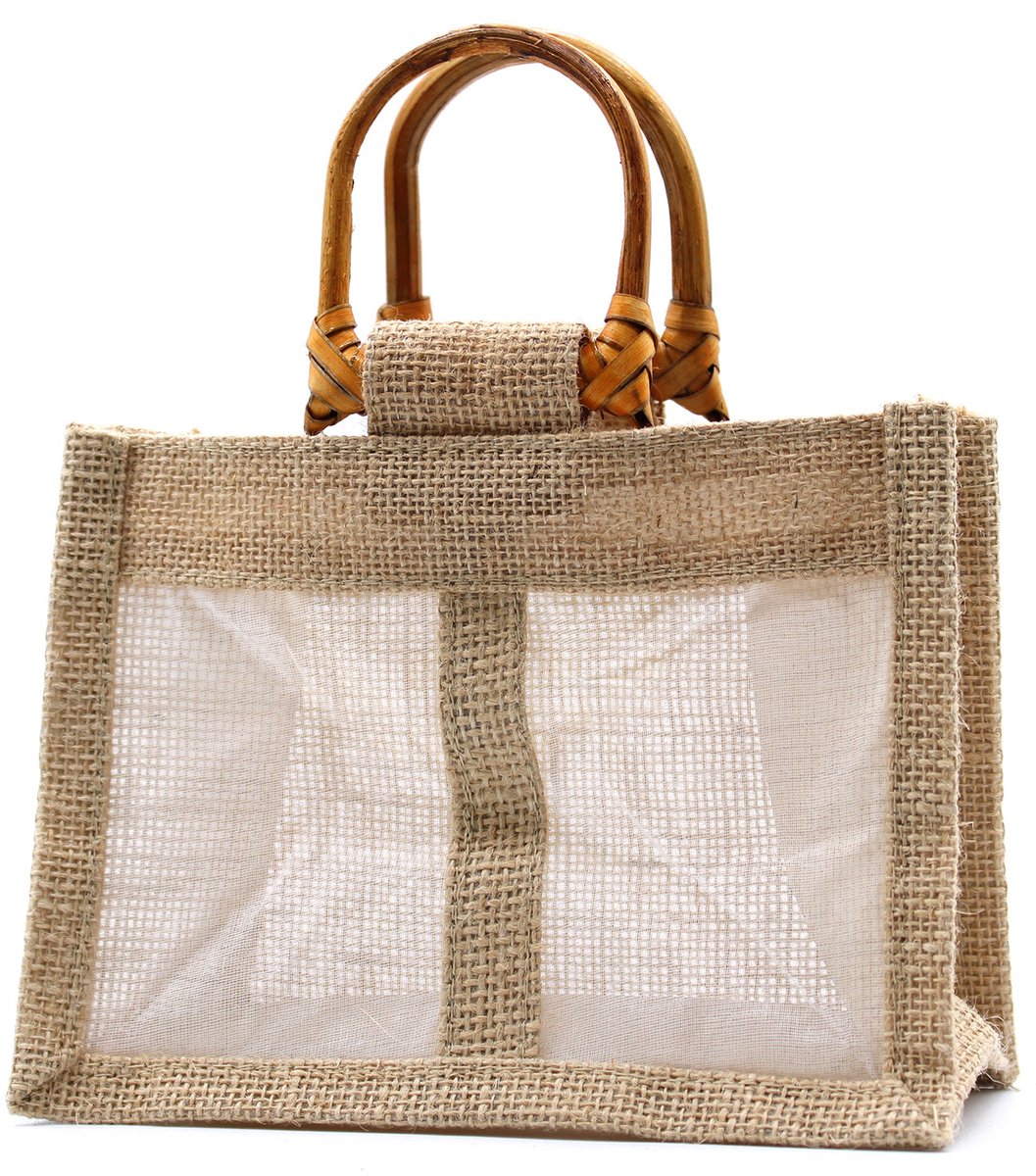 Jutazak met Venster - 2 Vensters - Ecologisch Cadeauverpakking