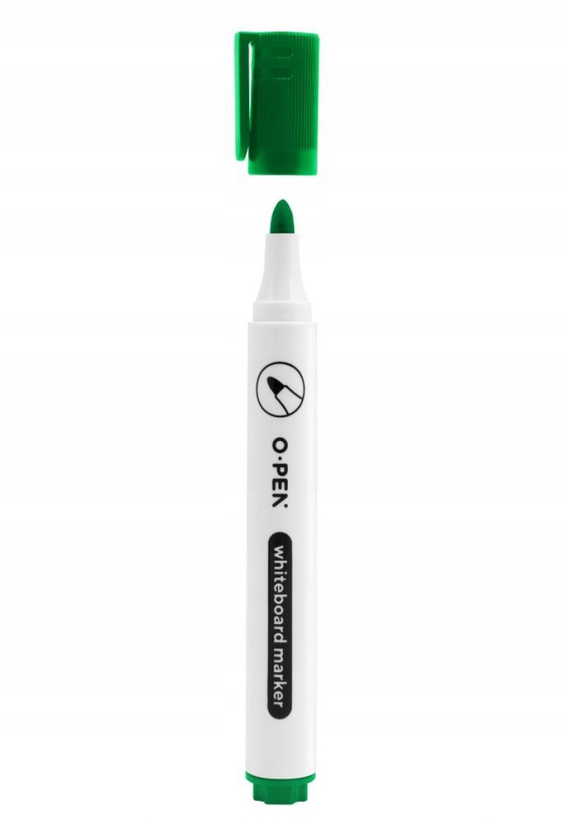 Groene whiteboard marker, droog uitwisbaar, voor school en kantoor