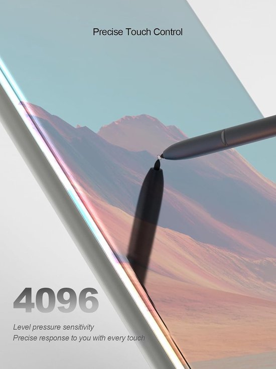 Stylus Pen voor Samsung Galaxy S24 Ultra 5G, S24 Ultra S Pen vervangingsset met 4096 drukgevoeligheid, zonder Bluetooth, donkergrijs — afbeelding 2