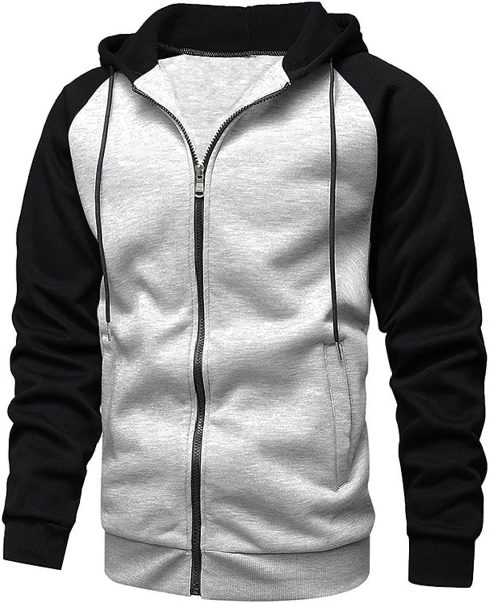 Hoodies Zip Up Fleece Lichtgewicht Lange Mouw Hoodies Voor Mannen Hooded Sweatshirt S-2XL
