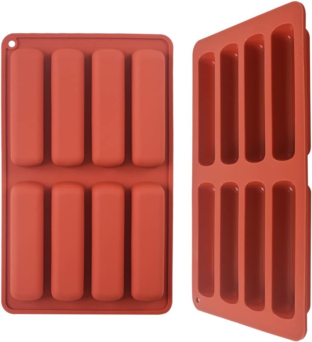 IonEgg Siliconen ijsblokjesbakjes, botervorm, lange ijsblokjessticks voor cocktail en koude dranken, 2 stuks