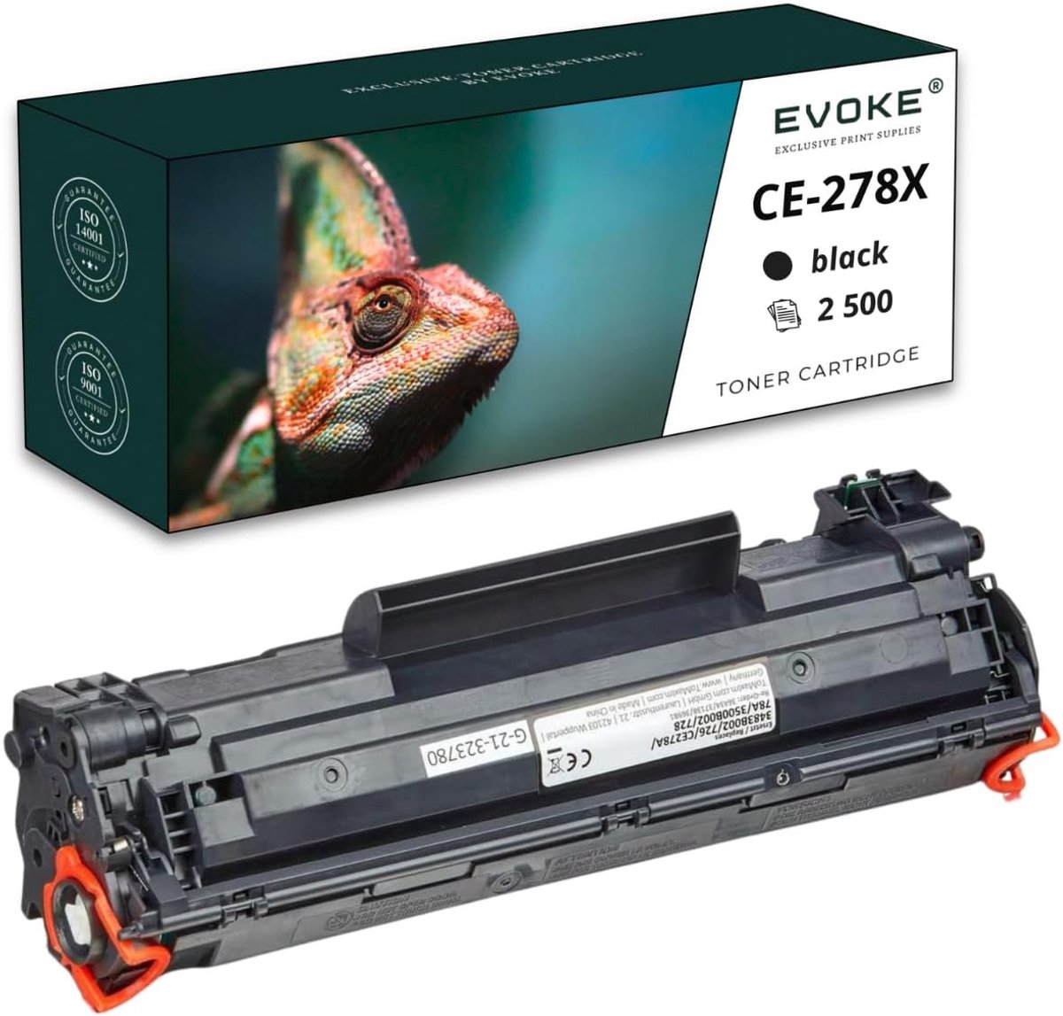 Toner compatibel met HP CE-278X 78X - zwart - 2500 pagina's - langdurige bescherming - SnelShoppen