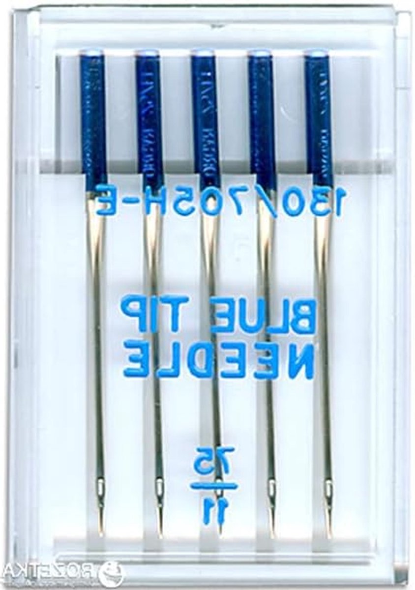 Naaimachine naalden - Borduur naalden - Machine borduren - Extra groot oog - Maat 75 - Blauw