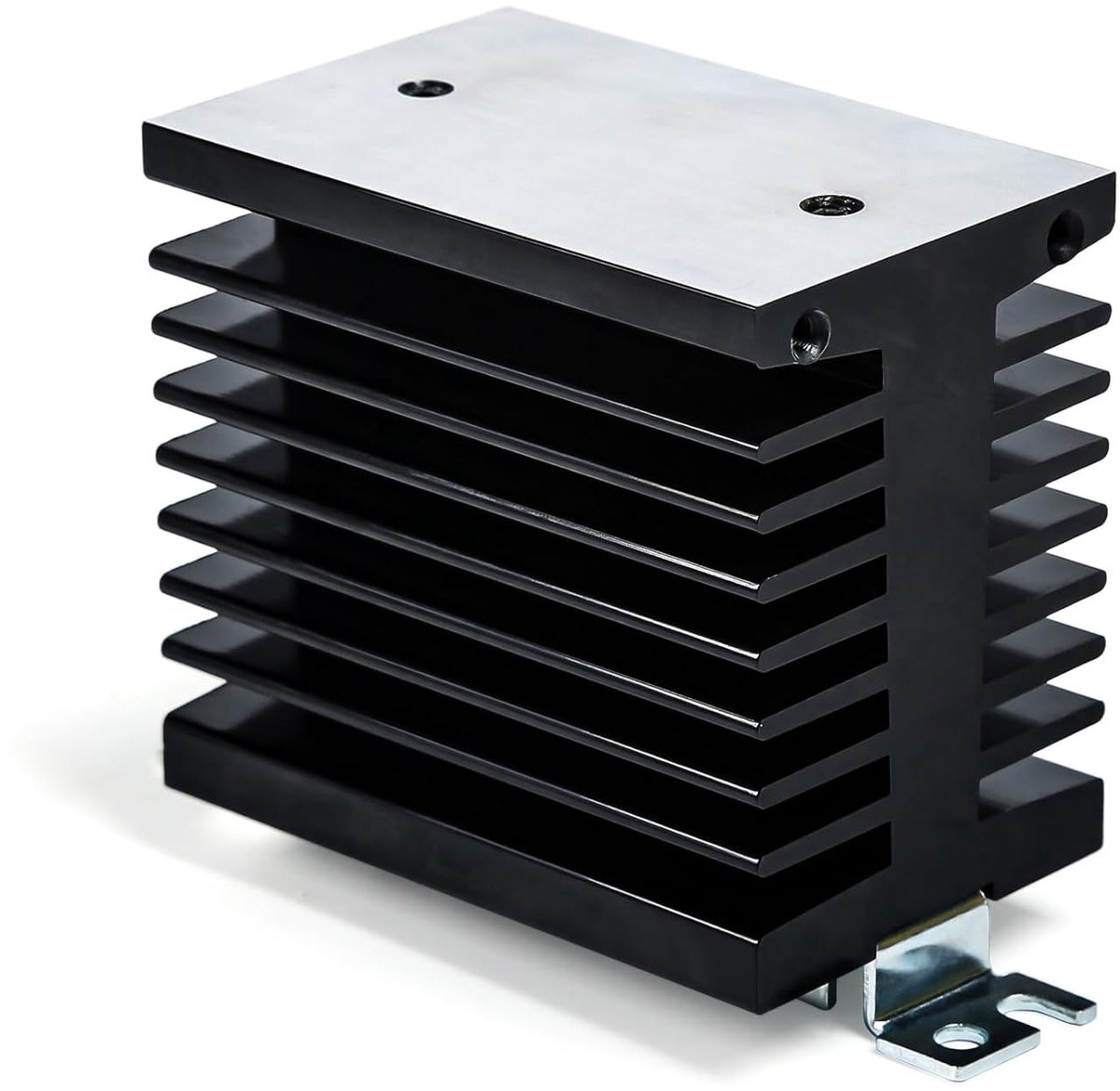Koellichaam, relais koellichaam Solid State eenfasig koellichaam zwart voor 60-80A SSR