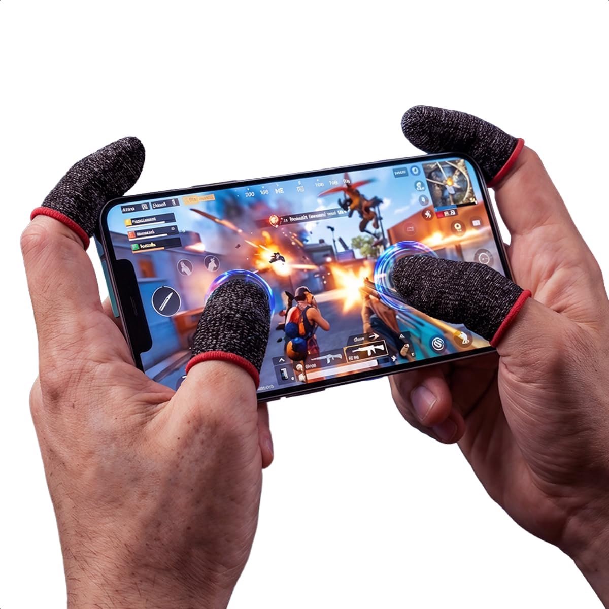 Anti-slip vingerbescherming voor mobiel gamen - flexibele ademende design - maximale grip - ideaal voor gamers - ShopVlot