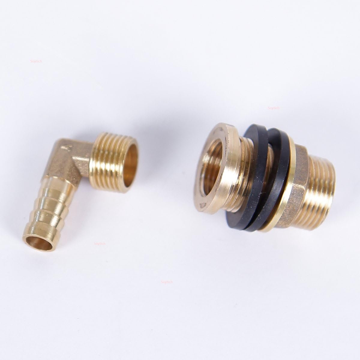 Regenton aansluiting 1/2 inch - 3/4 inch schroefdraad - met slangaansluiting - eenvoudig te installeren - ShopVlot