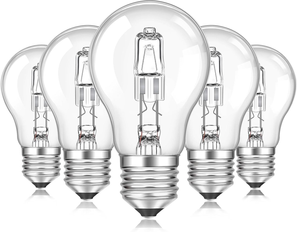 LED Lamp E27 5 Stuks - Hoogwaardige Glas - 2000 Uur Levensduur - Directe Verlichting - ShopVlot