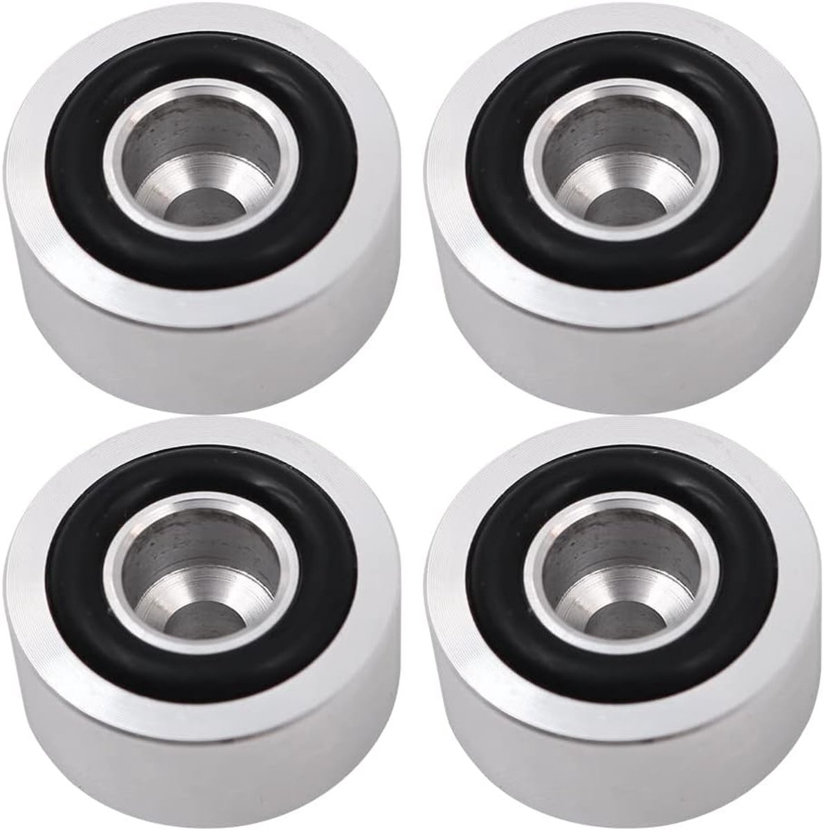 Audio versterker voeten 20x10mm - Aluminiumlegering - Antivibratie pads - Verhoogt geluidskwaliteit - ShopVlot