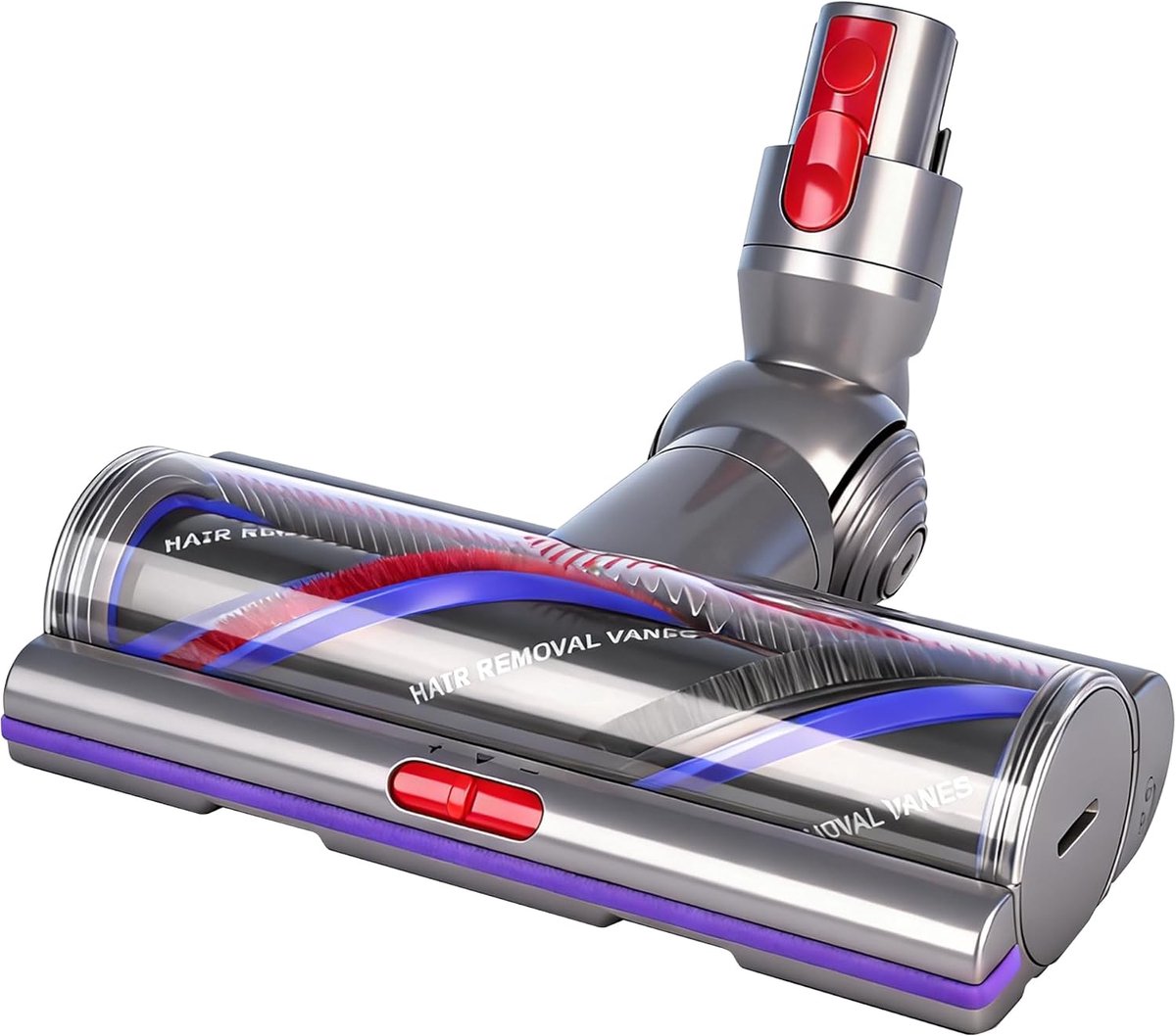 Borstel voor Dyson V7 V8 V10 V11 V15 - Anti-klit borstelkop - Gemotoriseerd mondstuk voor harde vloeren en tapijt - ShopVlot