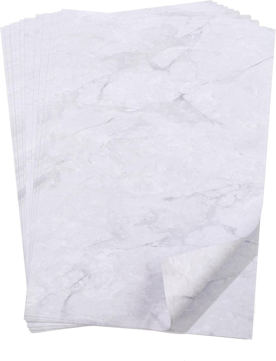 A4 papier - marmerlook - dubbelzijdig bedrukt - perfect voor creatief schrijven - ShopVlot