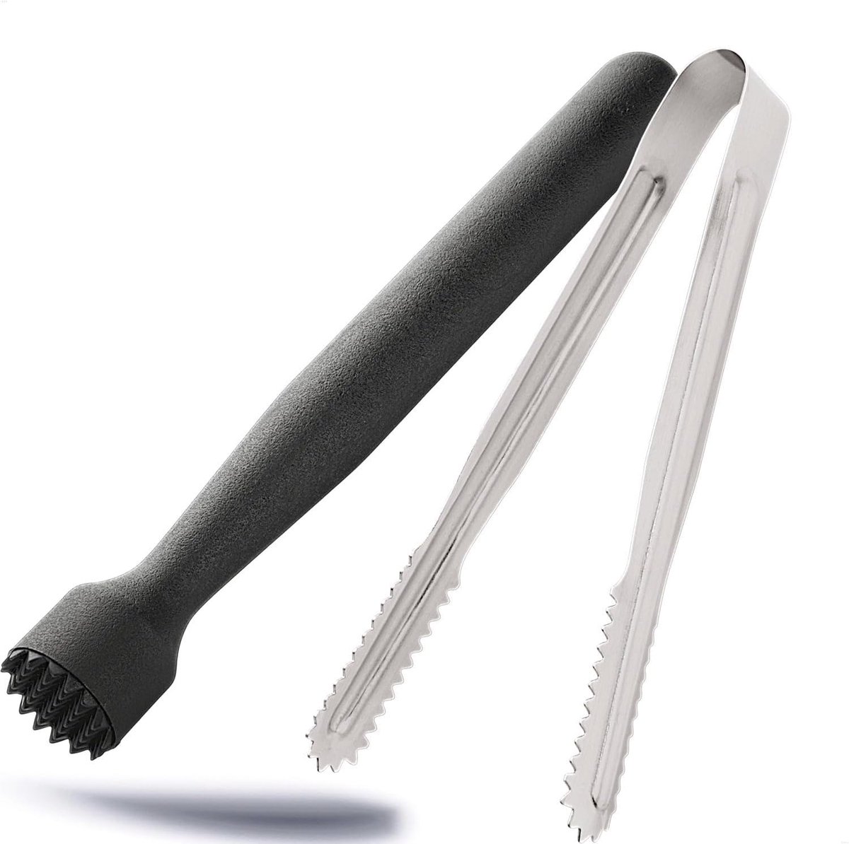 Fermentatie Accessoire Set - Ergonomische Persstamper met Antislip Handvat - RVS Tangen - ShopVlot