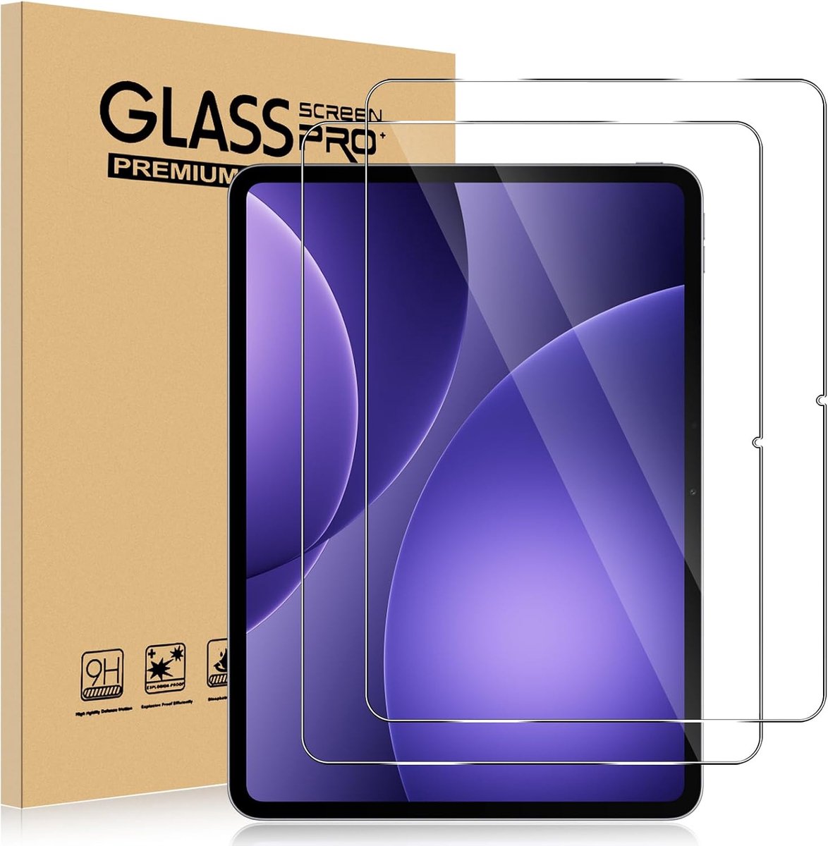 Beschermfolie voor OPPO Pad 5 - 2 Stuks - 9H Hardheid - Anti-Kras Pantserglas - HD-Helder - ShopVlot