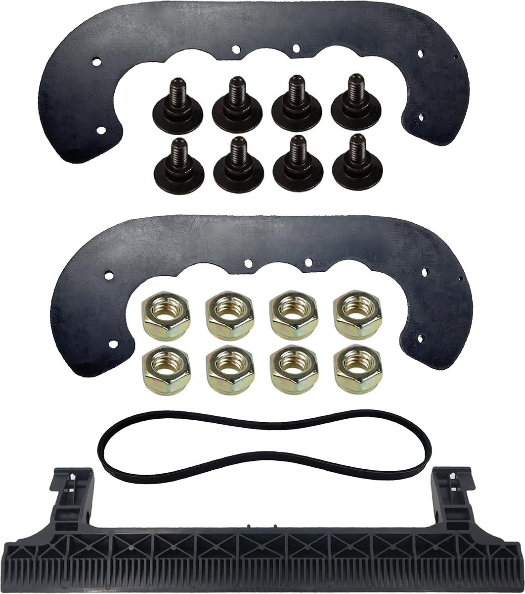 Snowblower paddles set - vervangingsset - inclusief V-riem en schraper - ideale oplossing voor Power Clear 621 - ShopVlot