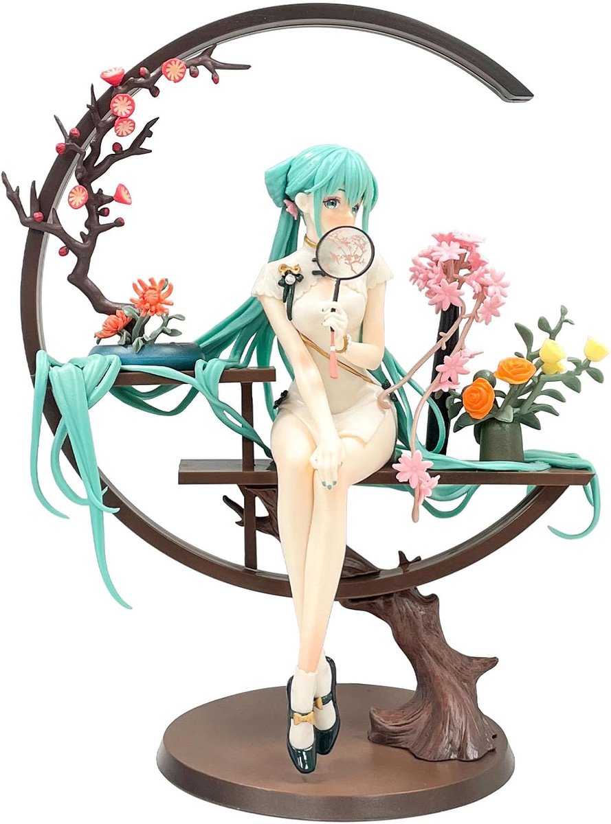 Hatsunne Miku standbeeld 30 cm - elegante sculptuur - bureaudecoratie - perfect cadeau voor fans - ShopVlot