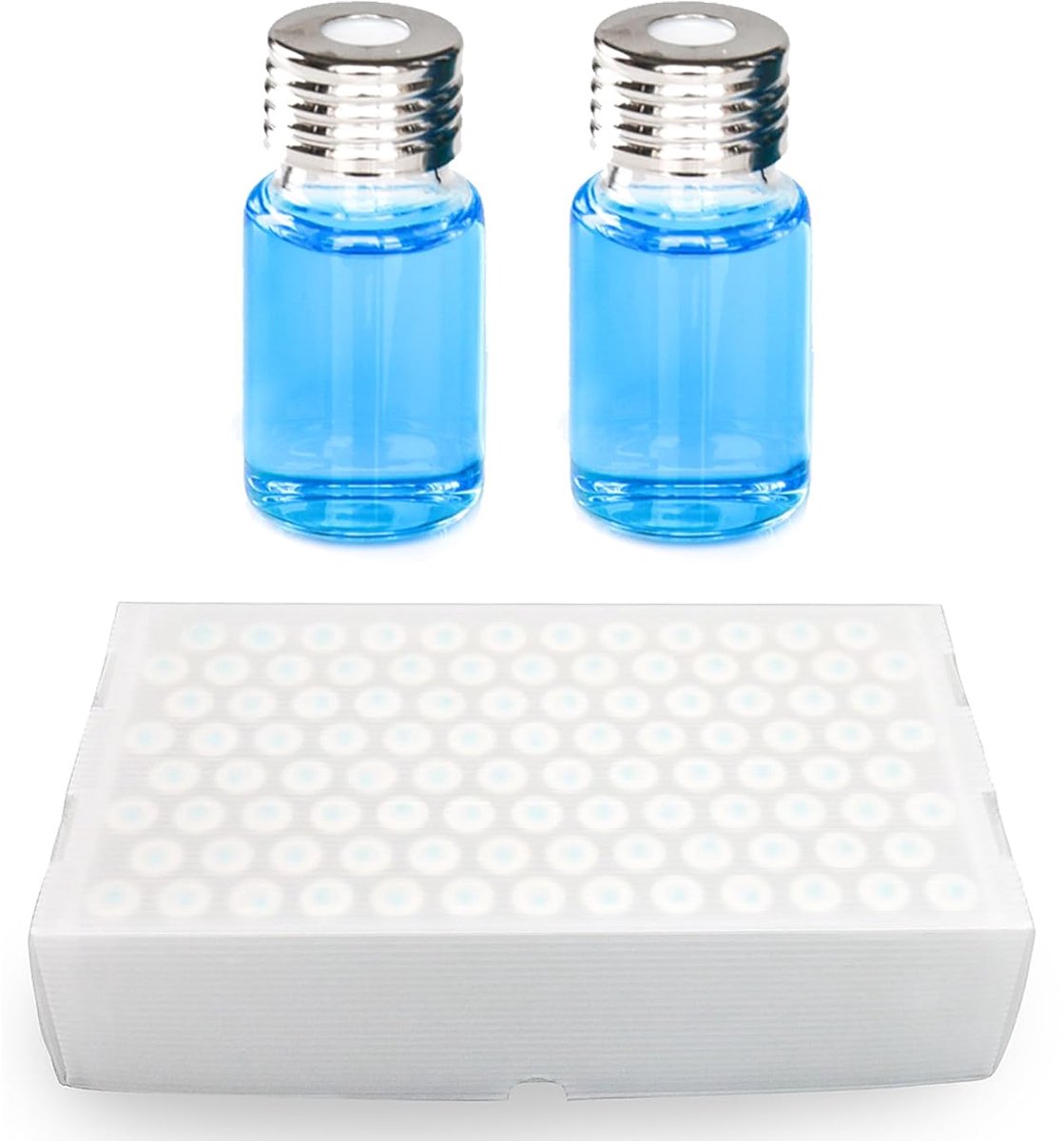 Glasvials 10ml - borosilicaatglas - ronde bodem - geschikt voor laboratoriumgebruik - ShopVlot