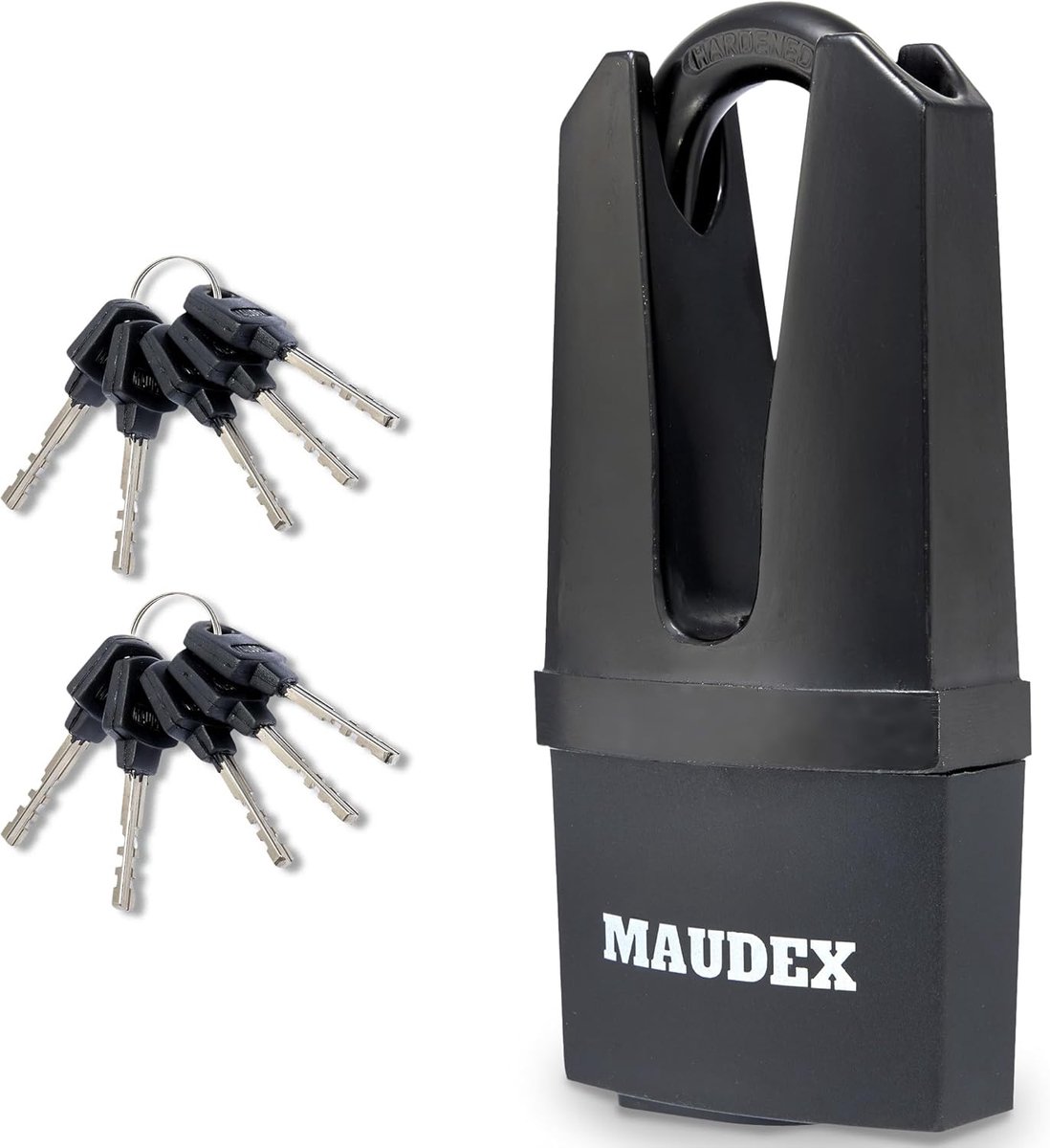 Hangslot Heavy Duty 11mm - Anti-boren, Anti-pikken - Inclusief 10 sleutels - Ideaal voor schuren, poorten, garages - ShopVlot