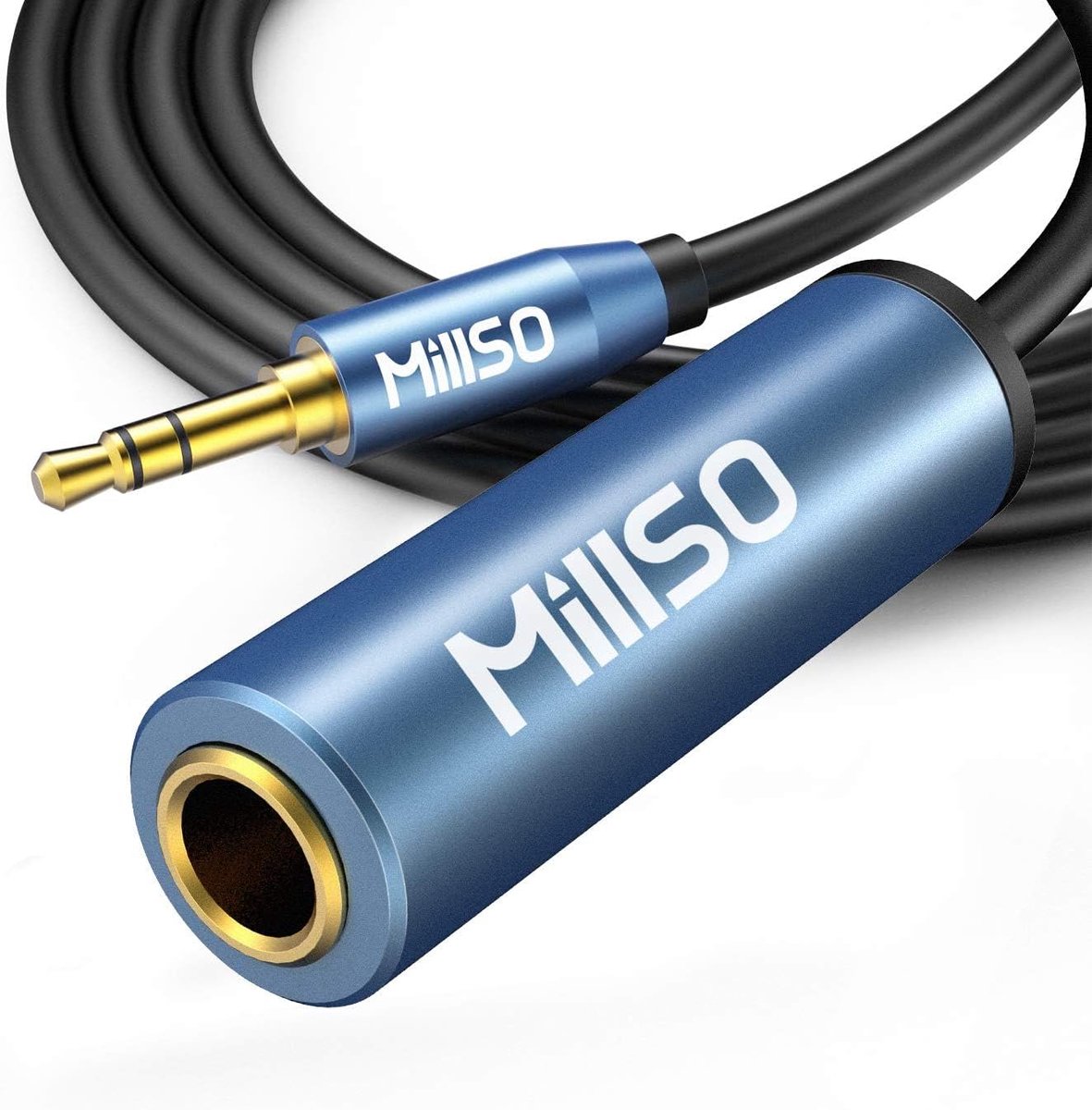 Hoofdtelefoonadapter 3.5mm naar 6.35mm - Goudgeplated - Perfecte contactveiligheid - Ideaal voor hoofdtelefoons - ShopVlot