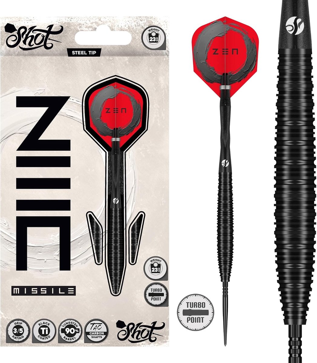 Dartset stalen tip - 90% wolfraam vaten - handgemaakt en professioneel - voor nauwkeurige worpen - ShopVlot