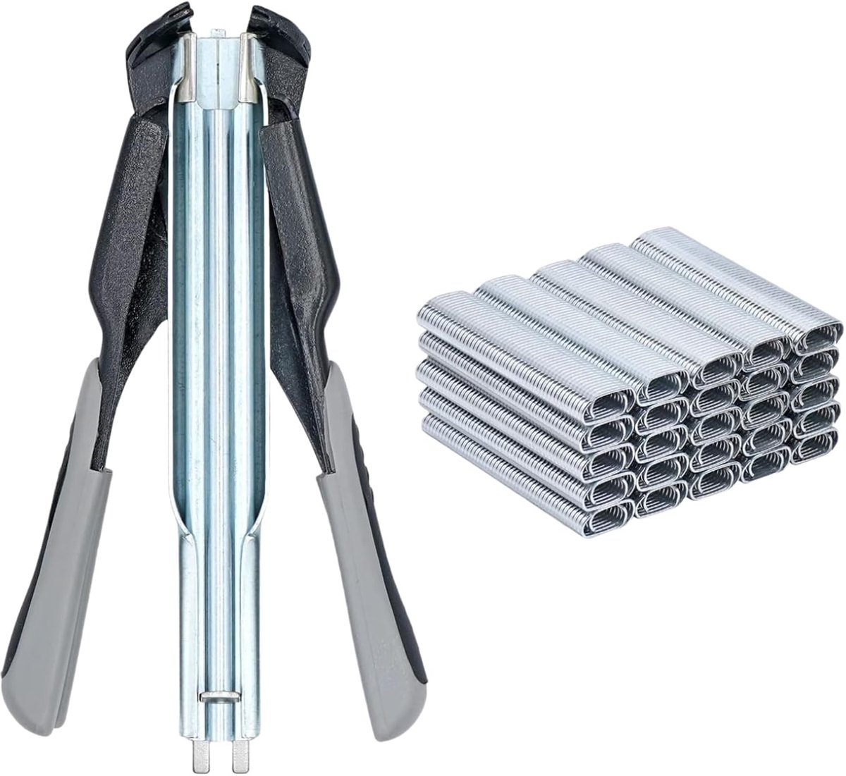 Hog Ring Pliers Automatische Hek Ingang - Met 2500 Stuks C Type Clips - Duurzaam en Ergonomisch - ShopVlot