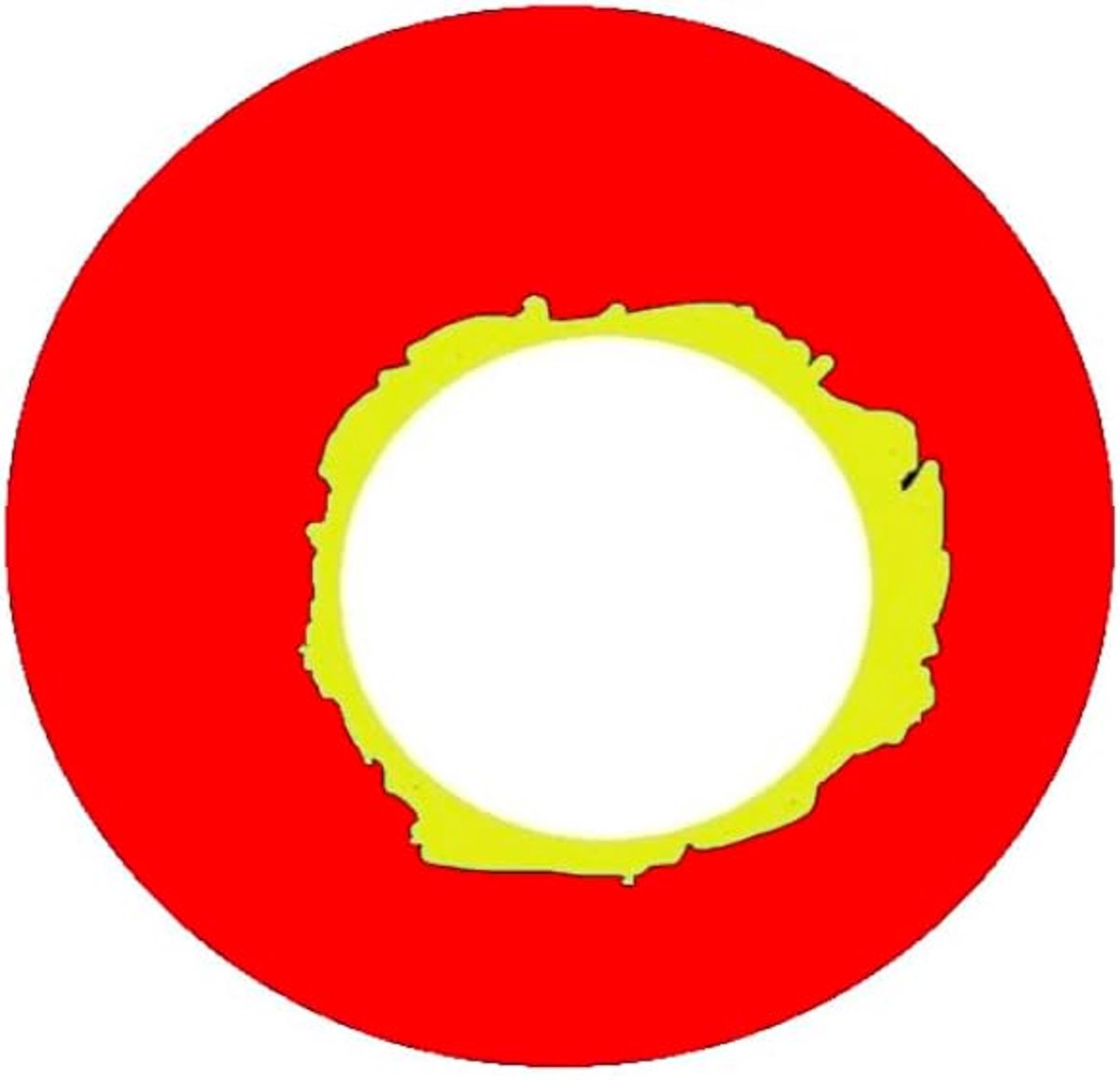 Reactieve lijmen 20 mm - fluor-effect op rood - verbeterde zichtbaarheid - ideaal voor doelschijven - ShopVlot