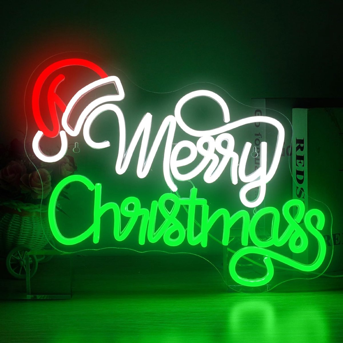 Neonlicht kerst - kleurrijke verlichting - modern design - sfeervolle decoratie - ShopVlot
