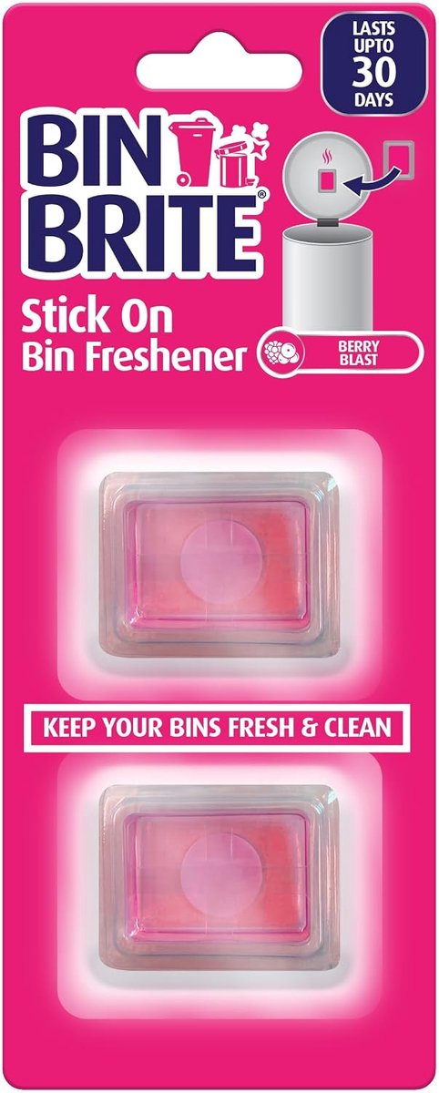Afvalbakverfrisser - 2 x 5g - Berry Blast - Blijft tot 30 dagen fris - ShopVlot