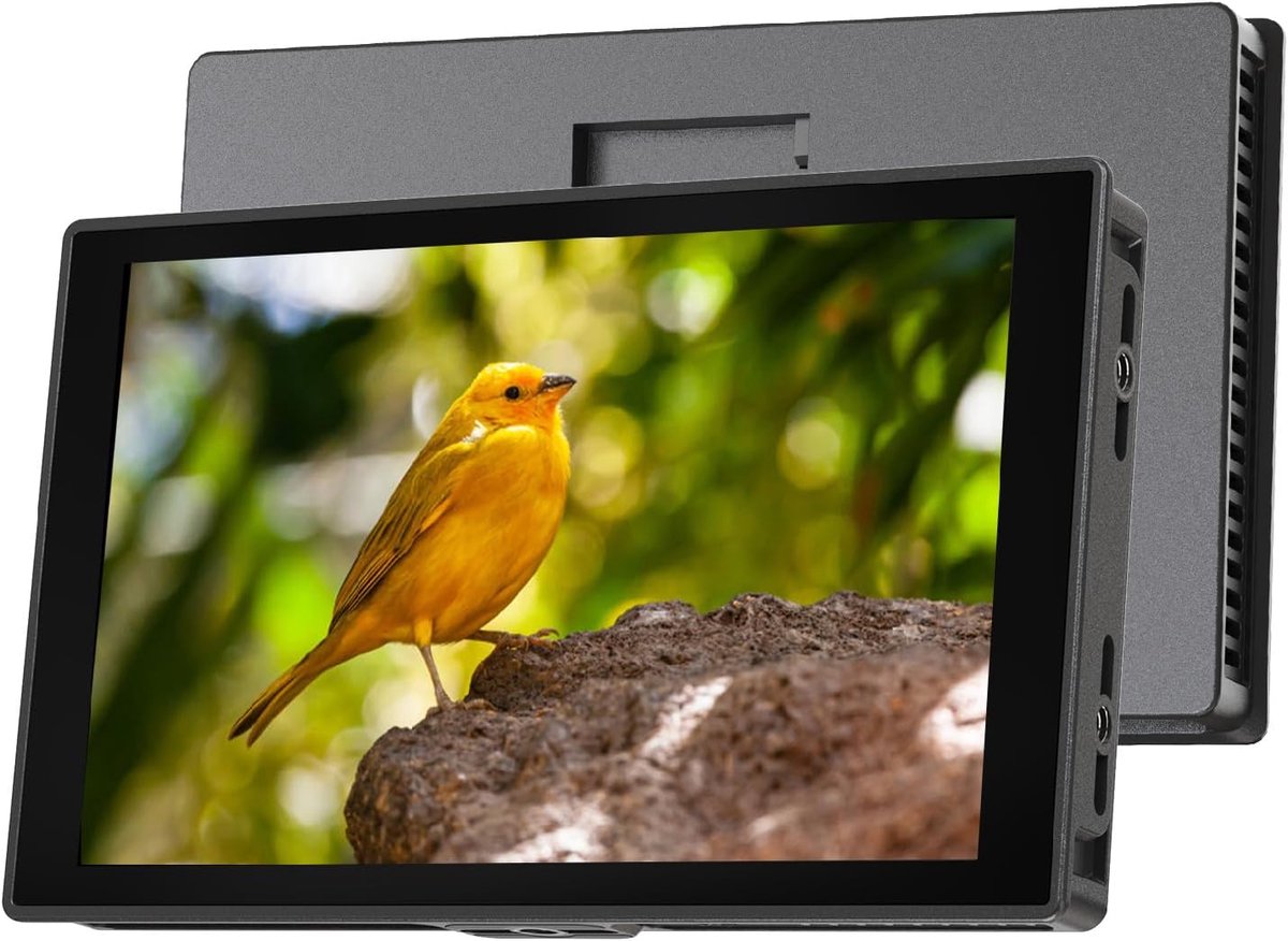 Camera field monitor 7 inch - Ultra-helder 1000 nits - 4K HDMI input/output - Ideaal voor buitenopnames - ShopVlot