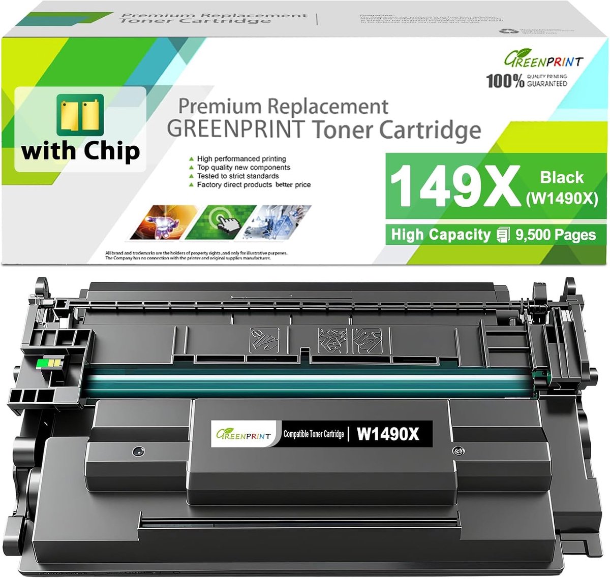 Tonercartridge zwart - Hoge capaciteit 9500 pagina's - Compatibel met Pro 4002n 4002dn 4002dw