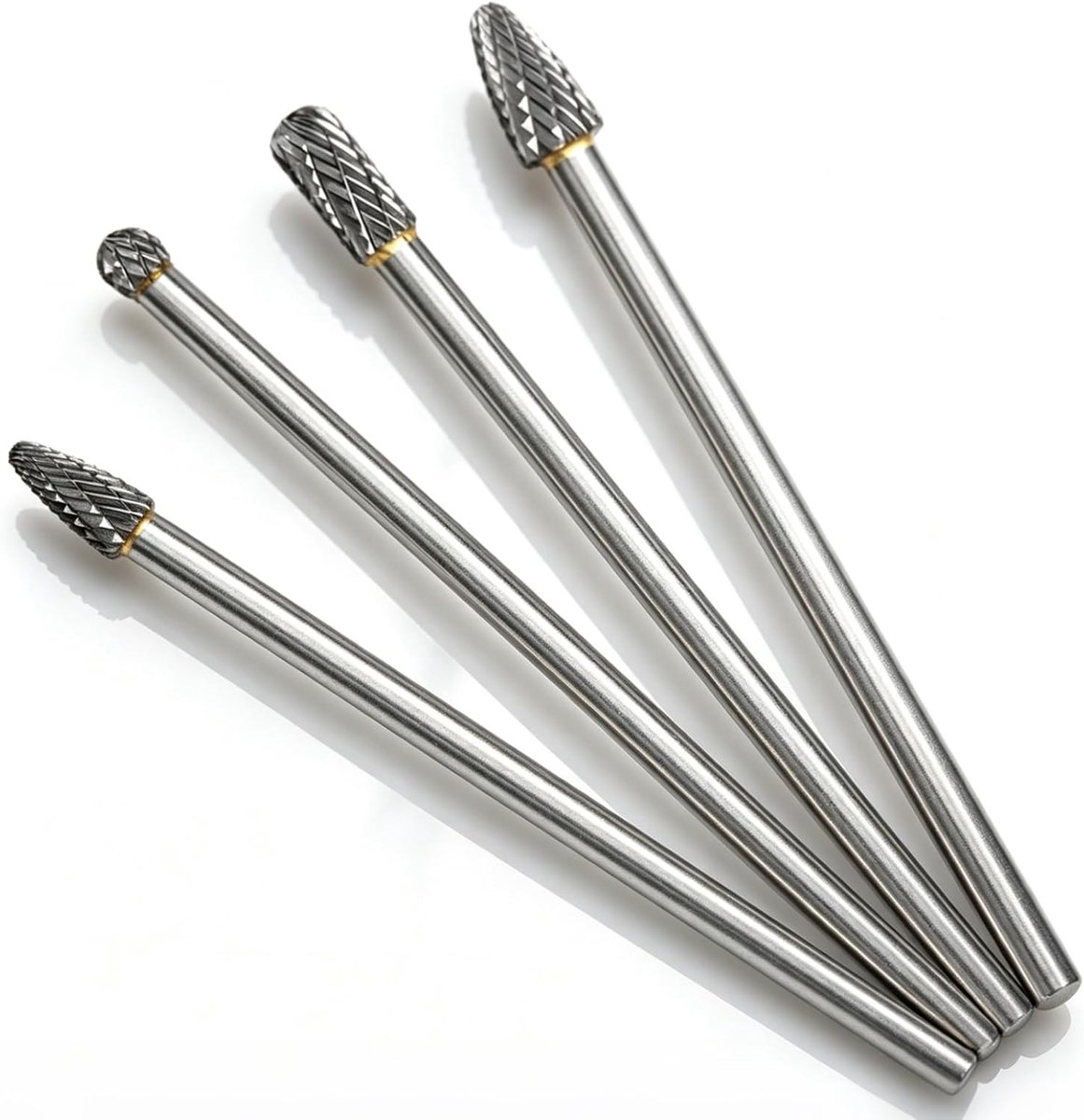 Rotary burr set 6mm - tungsten staal - duurzaam - voor afbramen en polijsten - ShopVlot