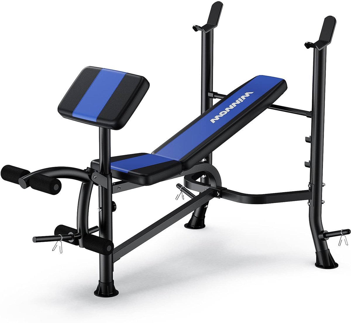 Halterbank verstelbaar met beenstrekker - fitnessbank - preacher curl - full-body training - ShopVlot