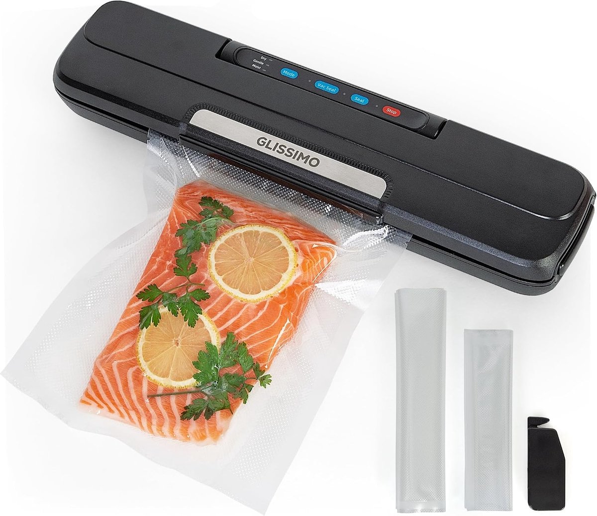 Vacuum sealer 65 kPa - Wet & Dry - Compact design - Verlengt houdbaarheid - ShopVlot
