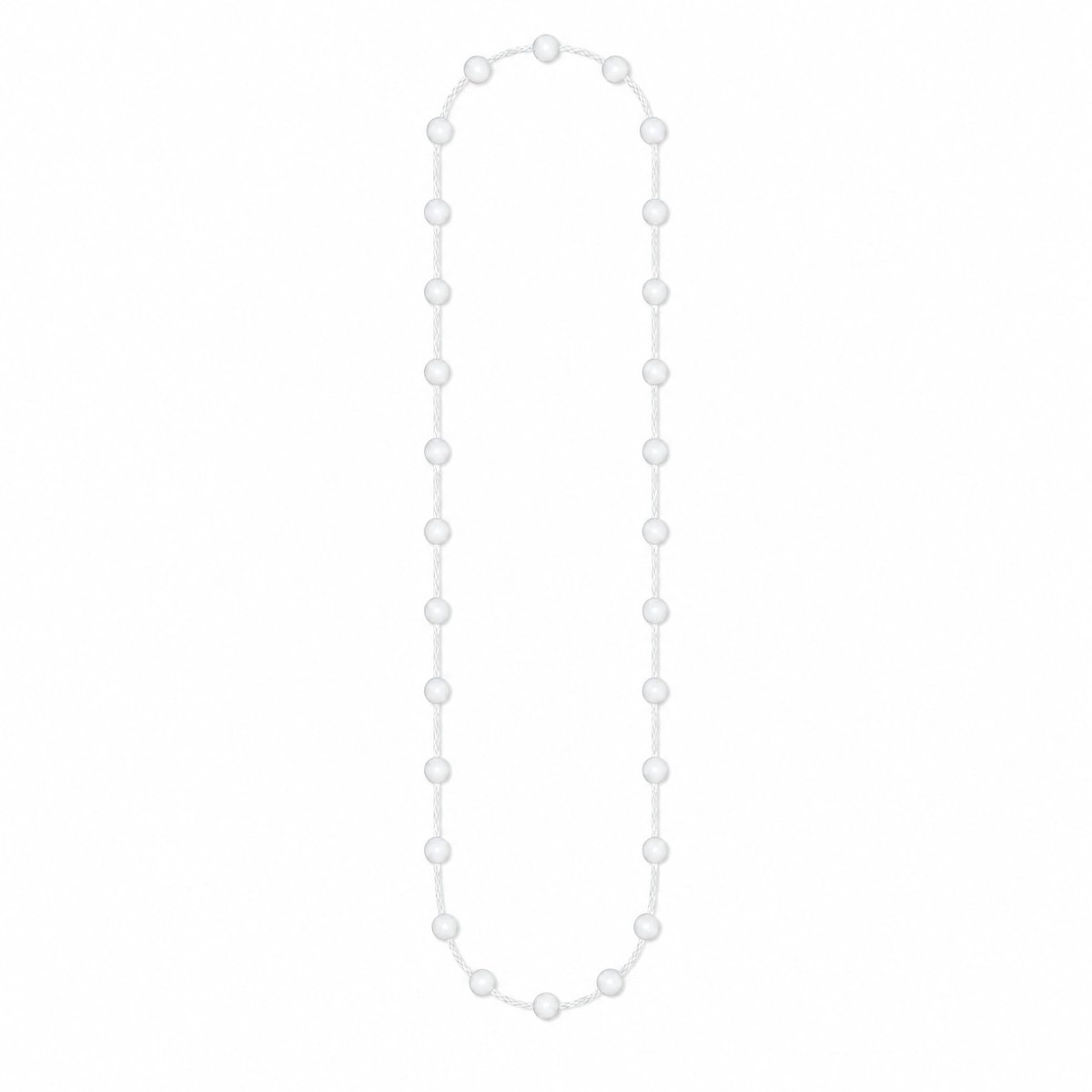 rolgordijnketting 200 cm - witte bedienketting - vervangend voor jaloezieën - eenvoudig te installeren - ShopVlot