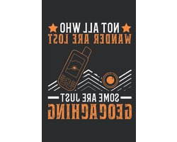 Geocacher Notizbuch - Geocache Logboek - Geocaching Logs Bijhouden - GPS Tracker Motief - 6x9 Inch - Mat