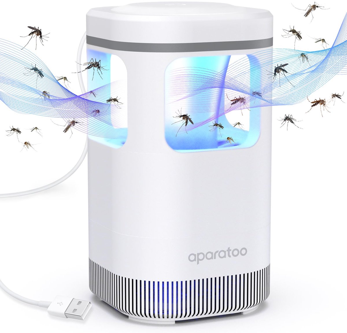 Elektrische muggenlamp - insectenwerende lamp - voor binnen en buiten - effectieve muggenafweer - ShopVlot