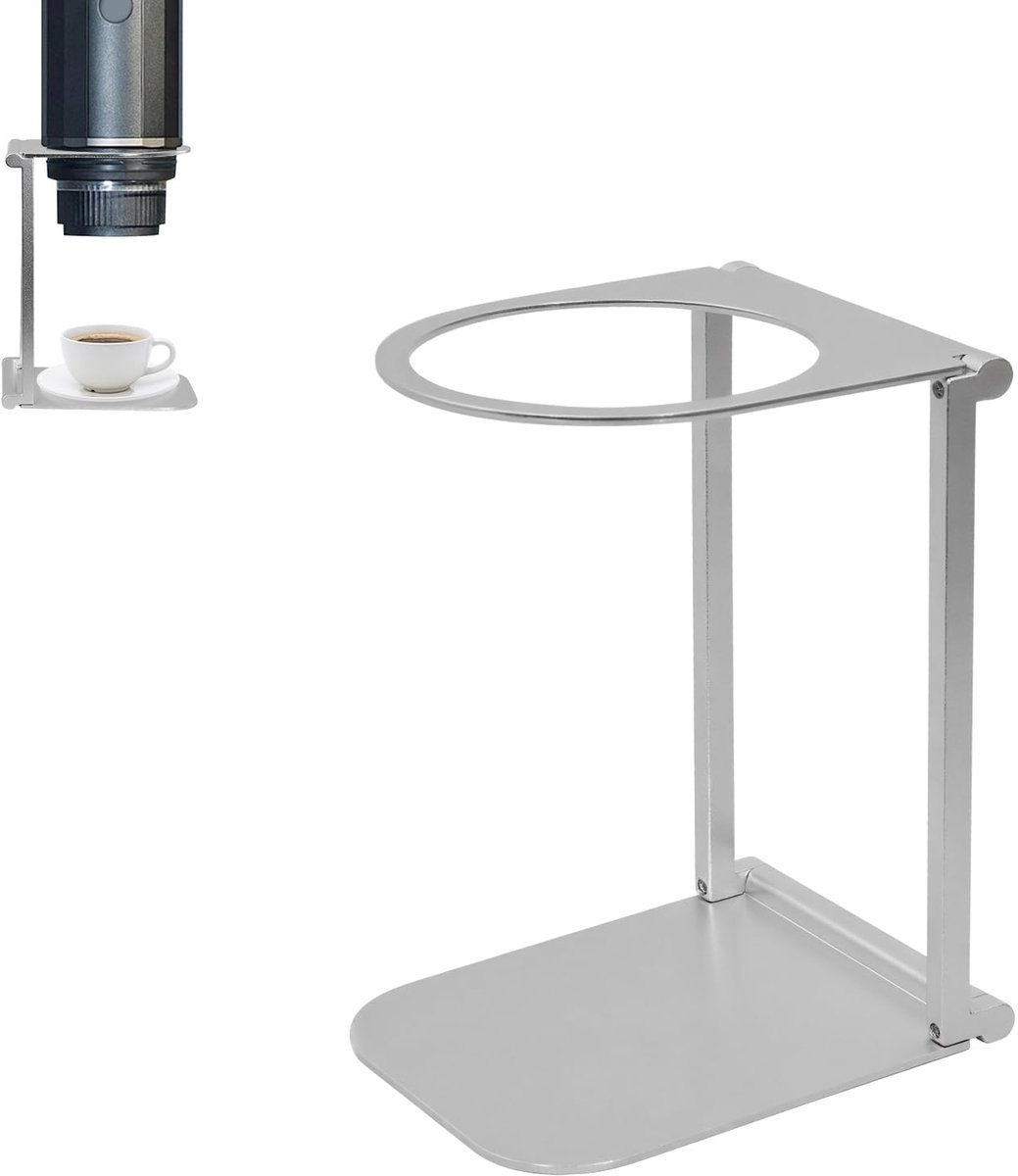 Koffiezetapparaat standaard - draagbare en opvouwbare espressomachine - ideaal voor onderweg - geniet van verse koffie - ShopVlot