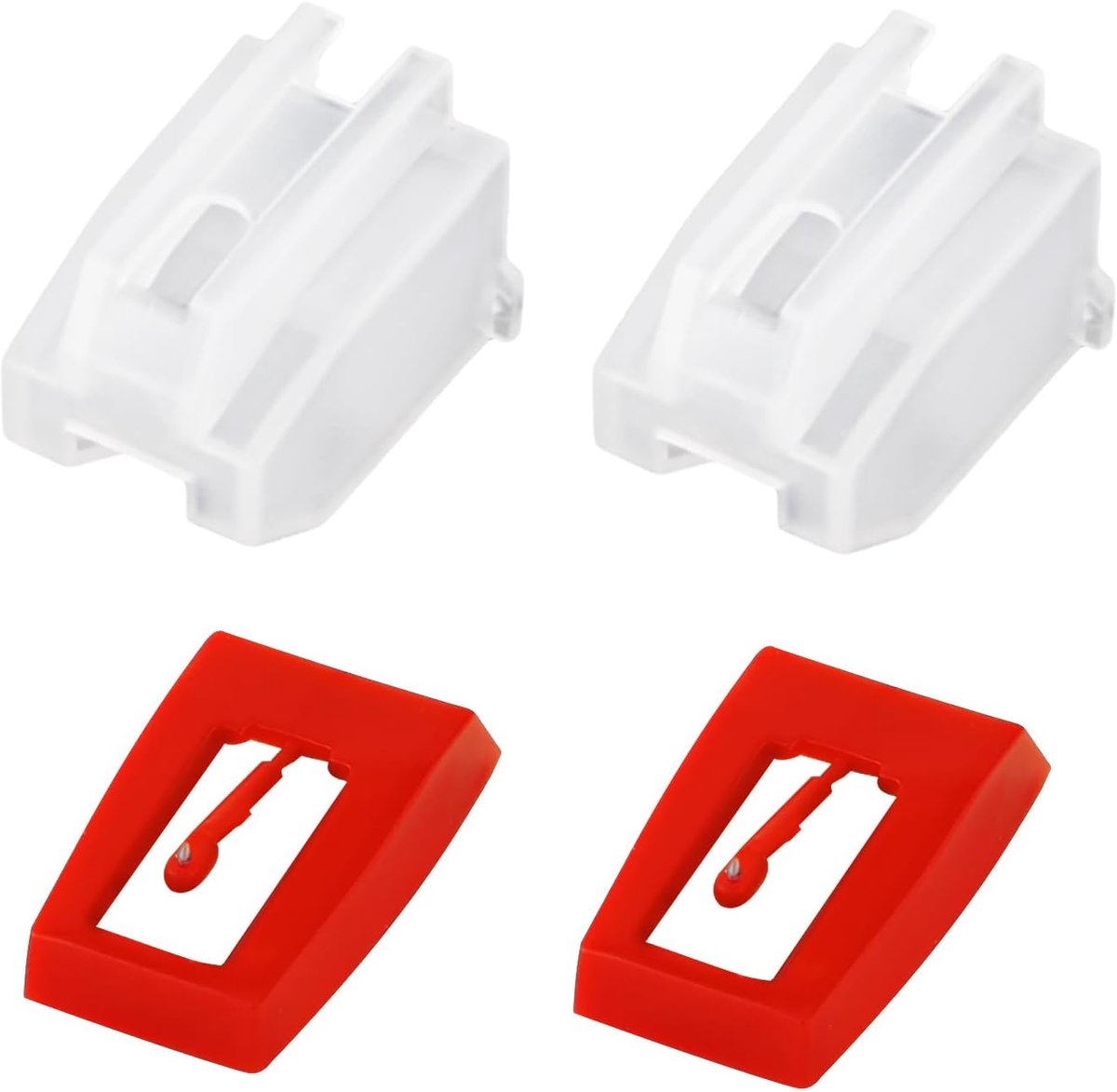 Platenspeler Naald 2 Stuks - Vervangende Stylus - Diamanten Stylus - Voor Crosley NP1 & NP6 - ShopVlot